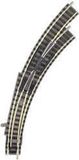 Fleischmann N Fleischmann Piccolo (met ballastbed) 9175 Gebogen wissel, Rechts 45 ° 356.5 mm, 420 mm 1 stuk(s)