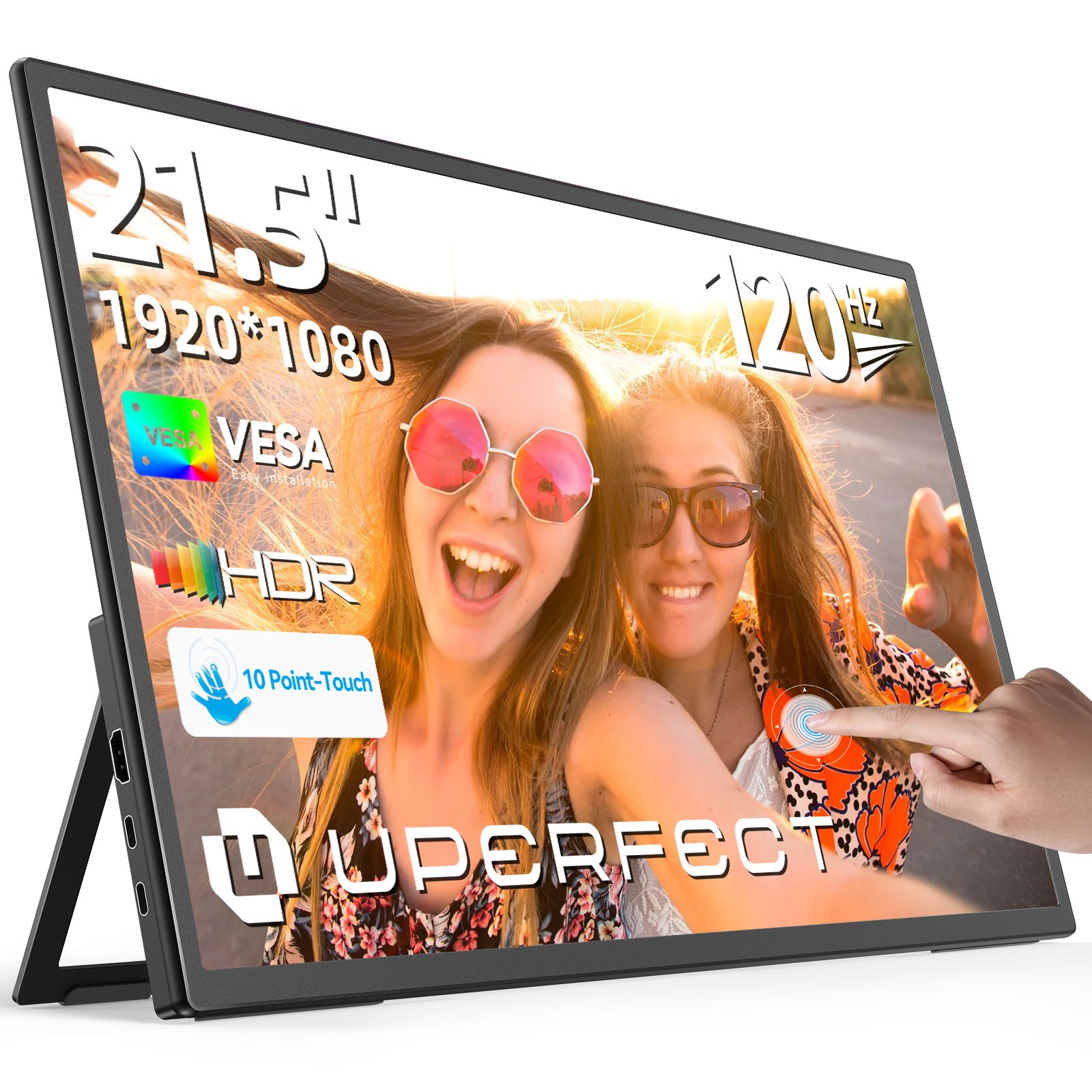 UPERFECT 21 Inch Touch Draagbare Monitor 120 HZ