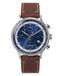 Timex Heren Waterbury 40mm chronograaf horloge met bruine lederen band
