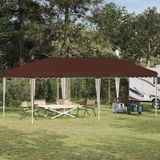 Prolenta Maison Exclusive Pop-up feesttent, 575 x 290 x 245 cm, bruin