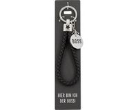 Depesche Sleutelhanger Boss met metalen hanger en kunstlederen lus.
