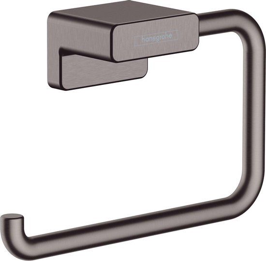 Hansgrohe Addstoris Closetrolhouder - Brushed Black Chrome - Zonder Klep