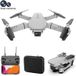 SZSMART E88Pro minidrone met 4K-camera (dubbele camera - batterijduur: 15 min - grijs)