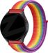 Bandz 20mm Nylon Loop Band - Rainbow - Compatible with Samsung Galaxy Watch & More