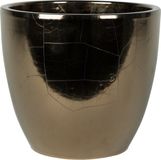Ter Steege Bloempot - Goud - Keramiek - 24 x 22 cm