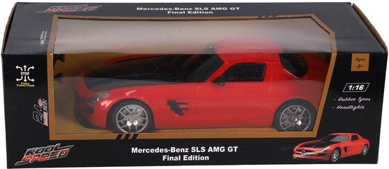Kool Speed Rc Mercedes-Benz Sls Amg Gt Final Edition 1:16 Rood/Zwart
