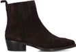 Merkloos / Sans marque Stefano Lauran Dames Enkellaarsjes 4128hl/x25060 Suède Bruin Maat 36