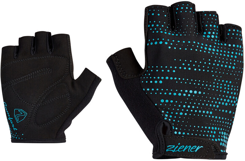 Ziener Cimea Bike Gloves Women, zwart/blauw
