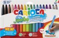 Carioca JUMBO stiften - 18 couleurs - Maxi-Punt 6 mm - Lavable - Feutres pour enfants