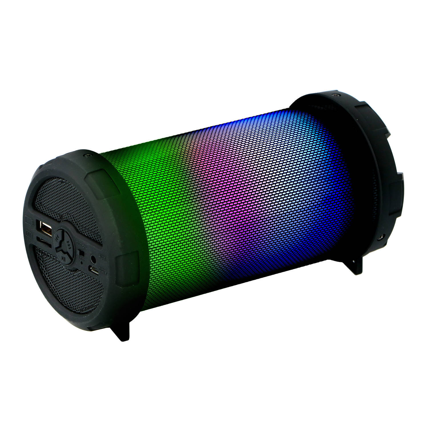 Dunlop Bluetooth Speaker - Draadloos - Draagbaar - 3 Watt - LED Lichtshow zwart