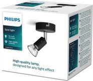 Philips LED Philips Limbali opbouwspot - 1-lichts - zwart