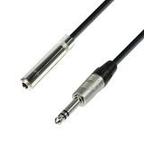 Adam Hall 4 Star Series verlengkabel 6,3 mm stekker naar 6,3 mm stekker 6,3 mm