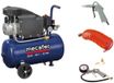 MECAFER Compresseur d'air 24 l – 2 cv – 8 bar – lubrification par huile