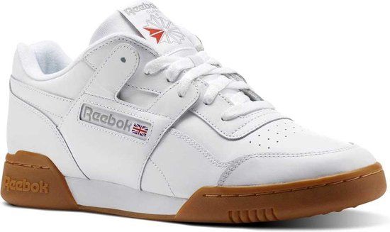 REEBOK CLASSICS Workout Plus Sneakers - White / Carbon / Classic Red / Reebok Royal / Gum - Men - EU 39