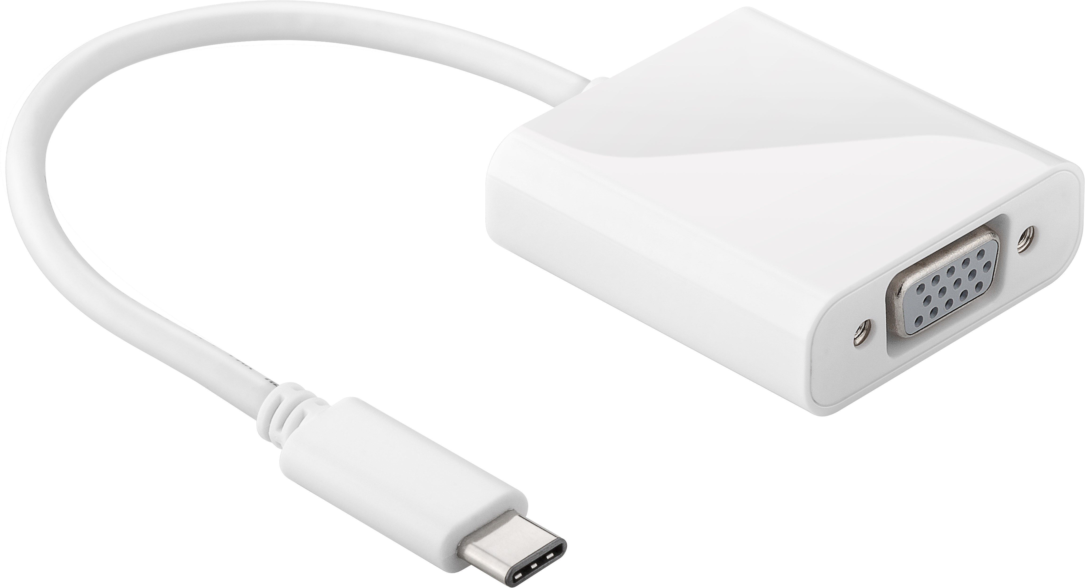 Wentronic USB-C/VGA Adapter - White