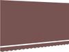 vidaXL - Vervangingsdoek - zonnescherm - voor - 4x2 - m - Bruin - Polyester