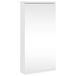 VidaXL Armoire de salle de bain avec miroir 30x24x60 cm blanc
