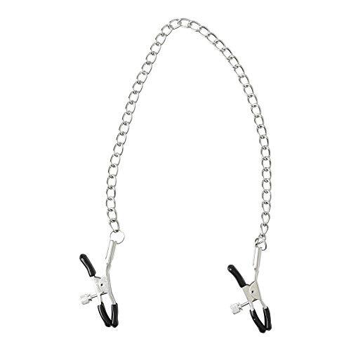 Sex & Mischief S & M Chained Nipple Clamps, per stuk verpakt