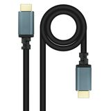 HDMI-kabel 2.1, 8 K, A/M-A/M, zwart, 2,0 m, hoge snelheid, ondersteunt 8 K, hoogwaardige audio en video, ideaal voor tv's en entertainmentsystemen.