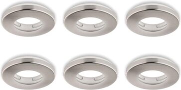 Groenovatie Inbouwspot - Rond - Waterdicht IP54 - Ø85 mm - Satijn - 6-Pack