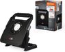 LEDVANCE Werklamp met draaibare kop, werkt op batterijen, Power for all Alliance compatibel met batterijen, 40 W, 4500 lm, 6500 K, 840 koud daglicht, 3-traps dimbaar, zwart aluminium, IP54