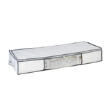 WENKO Vacuum Soft Underbed Box, wit, transparant, polyethyleen, Polypropyleen (PP), 105x45x15 cm
