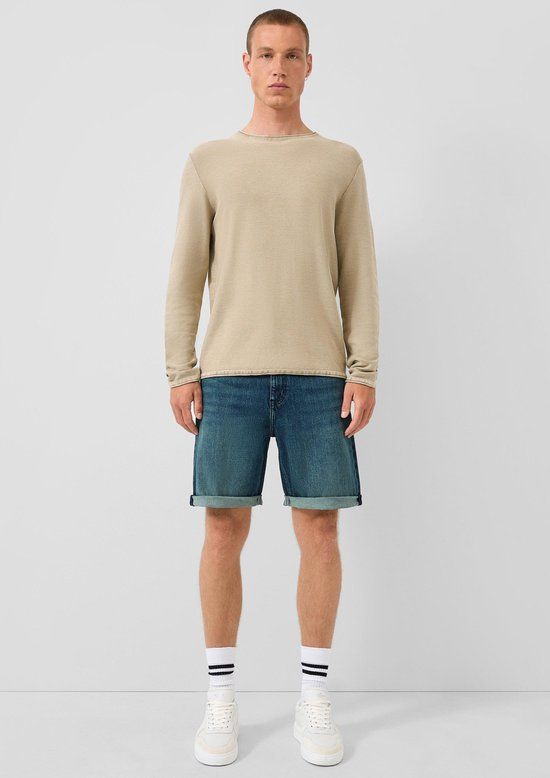 QS s.Oliver QS Jeans-Bermuda JOHN W33 donkerblauw