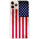 Apple iPhone 11 Drapeau usa Verstevigd hoesje met sublimatie bedrukking