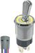 ProRide Interrupteur à bascule en métal 12-24V OFF-ON avec câble de connexion - Encastrement - 16mm - Indicateur LED Jaune
