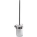 KIAMAMI VALENTINA Brosse Wc Murale En Laiton, Acier Inoxydable Et Verre Satiné Palazzo