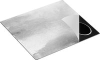 Chefcare Inductie Beschermer Abstracte Kunst - Beige - Zwart Wit - 59x51 cm
