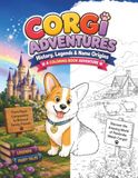 Corgi Adventures: History, Legends & Name Origins; A Coloring Book Adventure
