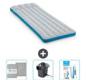 Intex Luchtbed Intex Campingmat - Twijfelaar - 72 x 189 x 20 cm - Blauw