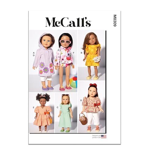 McCall's McCall's M8309OS 18" Poppenkleding OS (alleen één maat)