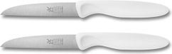 Herder (2 stuks) Robert Herder Molenmes - Schilmesje - Aardappelmes - RVS - Wit handvat
