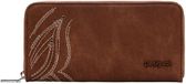 Desigual Portemonnee Goodall Sand Fiona Wallet Arena Bruine