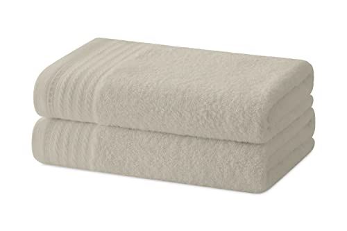 Degrees home - Bidethanddoeken - 30x50 cm - Beige - Set van 2