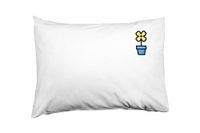 Bona Basics Decoratieve kussenhoes Wit 50x35 cm