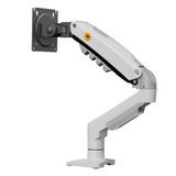 Ergosolid Support Écran PC Moniteur, Bras Articulé Ergonomique Ressort à Gaz, 17-32 Pouces, VESA 75mm et 100mm, Rotatif à 360°