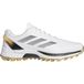 adidas Chaussures de golf Adizero ZG pour hommes, blanc/argent/brun clair