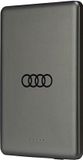 Audi Chargeur à induction 15W 5000mAh gris/gris Grand Logo MagSafe