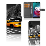 B2Ctelecom Motorola Moto G10 | G20 | G30 | Flip Cover | New York Taxi