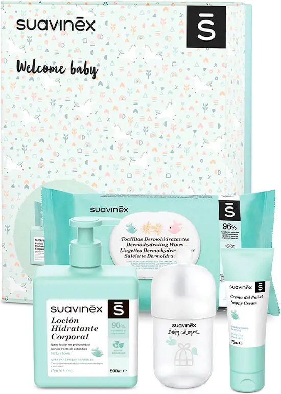 Suavinex Children & #39;s Cosmetic Basket #blue 4 Pcs