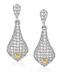 Orphelia Oorbel Bicolor Zirconium Sterling Zilver 925