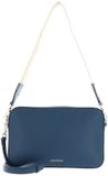 COCCINELLE Leren schoudertas Tebe Mini Bag Grained Leather Deep Blue