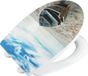Wenko WC bril Boat - Thermoplast hoogglans - Easy-Close softclose sluiting - Fix-Clip bevestiging afklikbaar in RVS - belastbaar tot 350 kg - Toiletbril decor - Toiletzitting met print