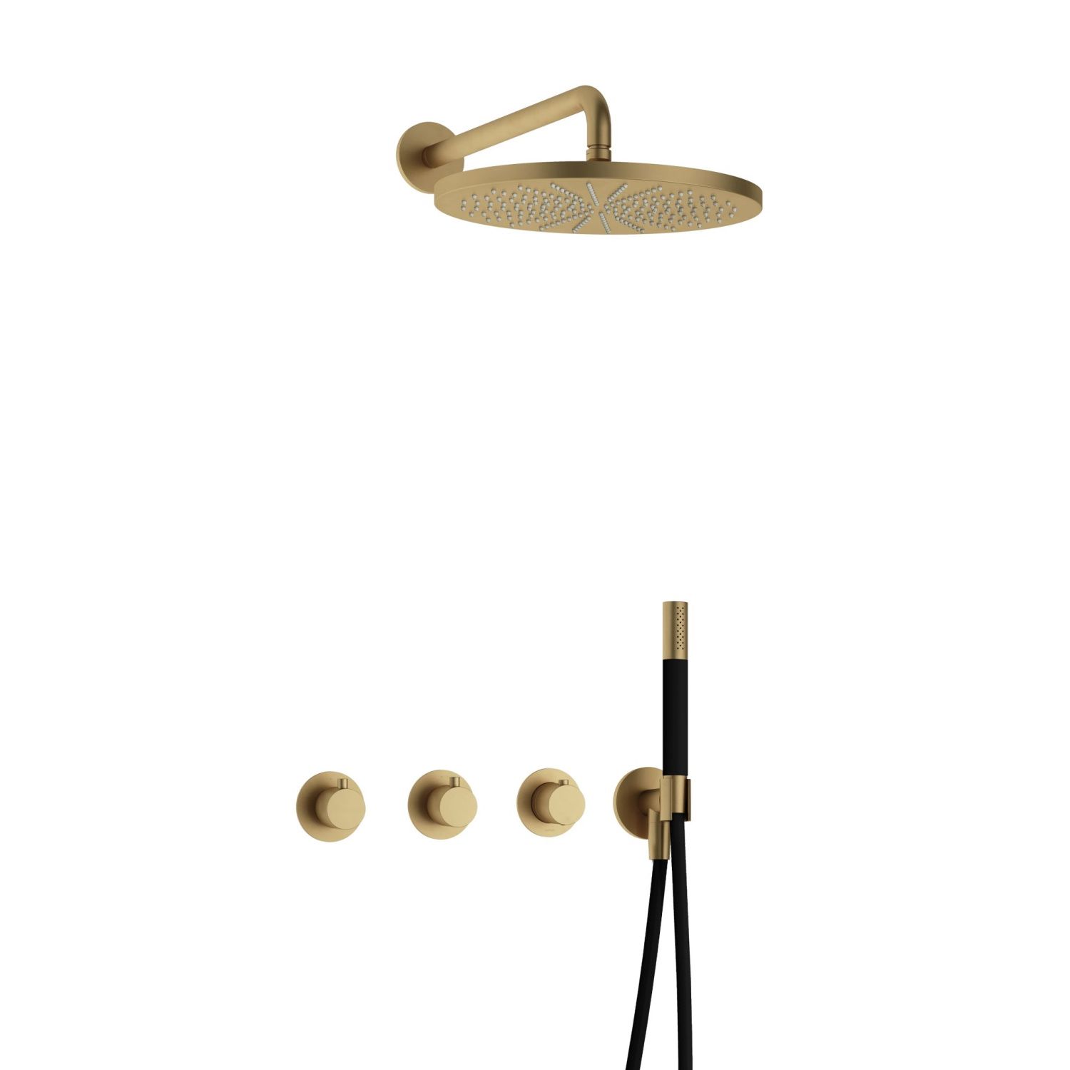 Hotbath Cobber Inbouwset Thermostatische Regendouche - Rond - 8719304938767