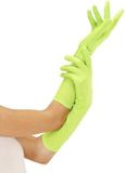 Finidi Groene handschoenen neon lang