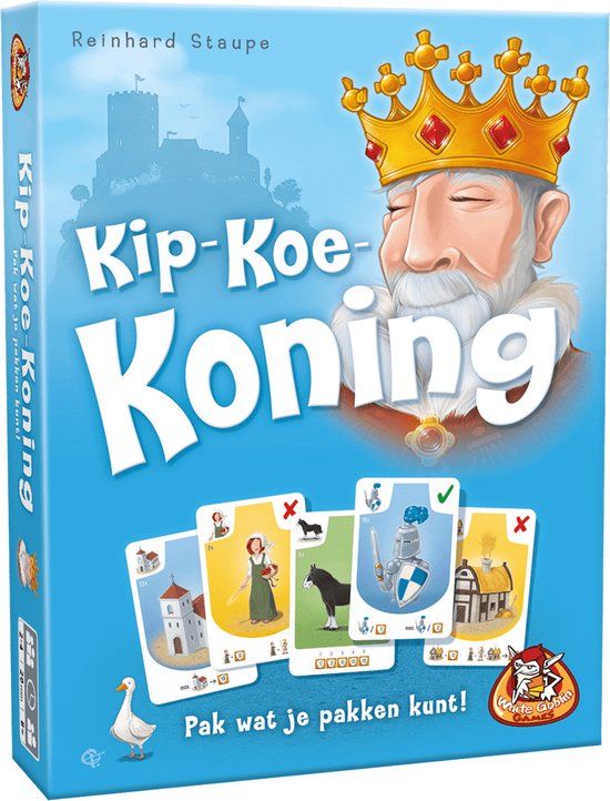 Kip-Koe-Koning - Kaartspel - Strategisch spel - Standaard editie - 8+