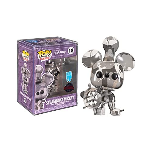 POP! Disney 18 Mickey Mouse - Steamboat Willie Grey Artist Series